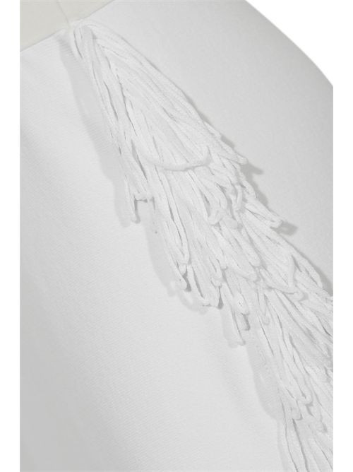 Gonna Ayala in viscosa stretch con frange Liviana Conti | F6SA45A01-0